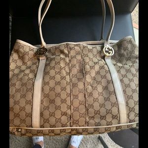 Authentic Vintage Gucci Monogram Tote